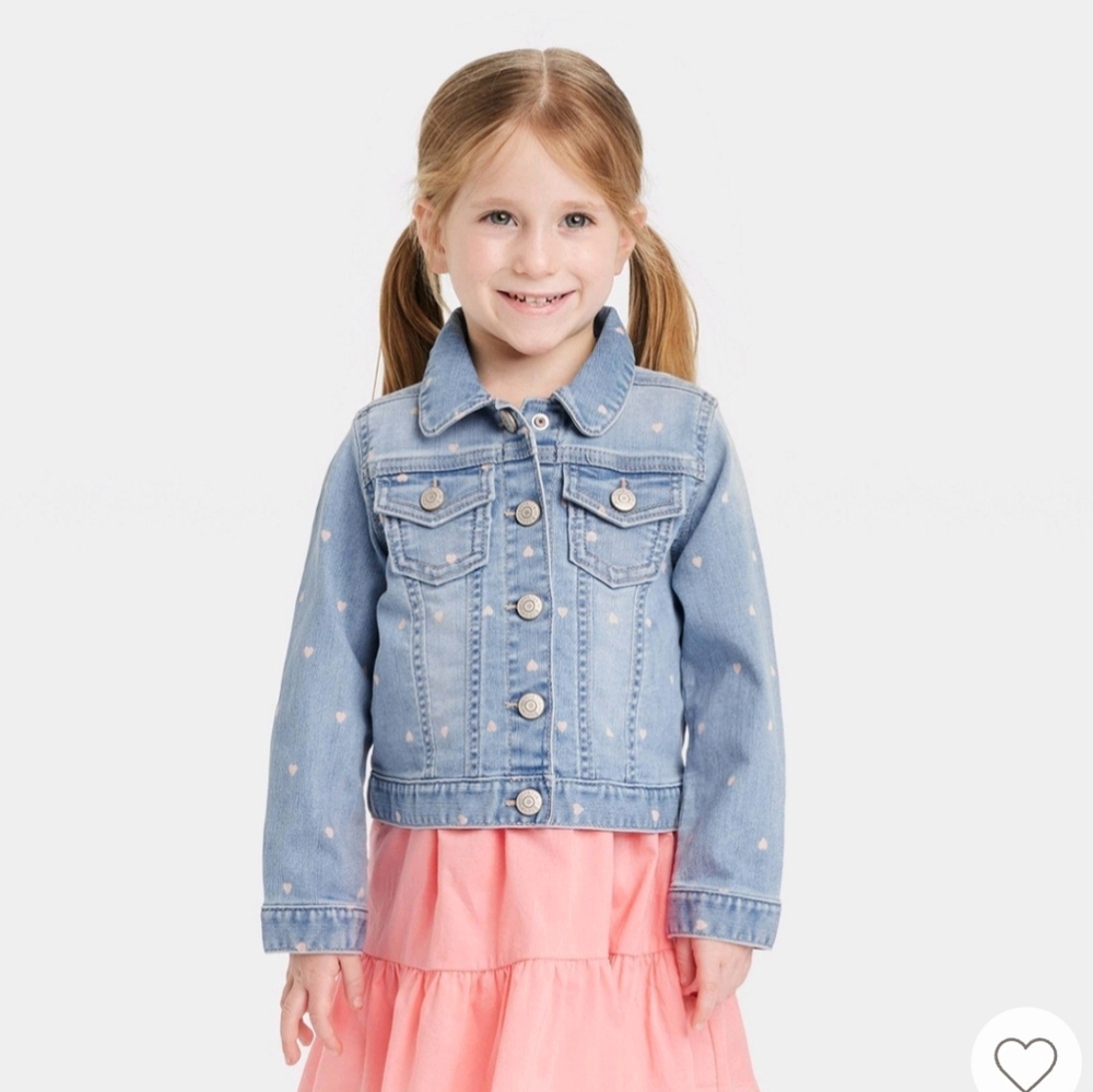 Oshkosh B'Gosh heart denim jacket